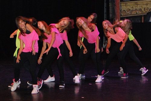 Schülerinnen von der DanceTown GmbH