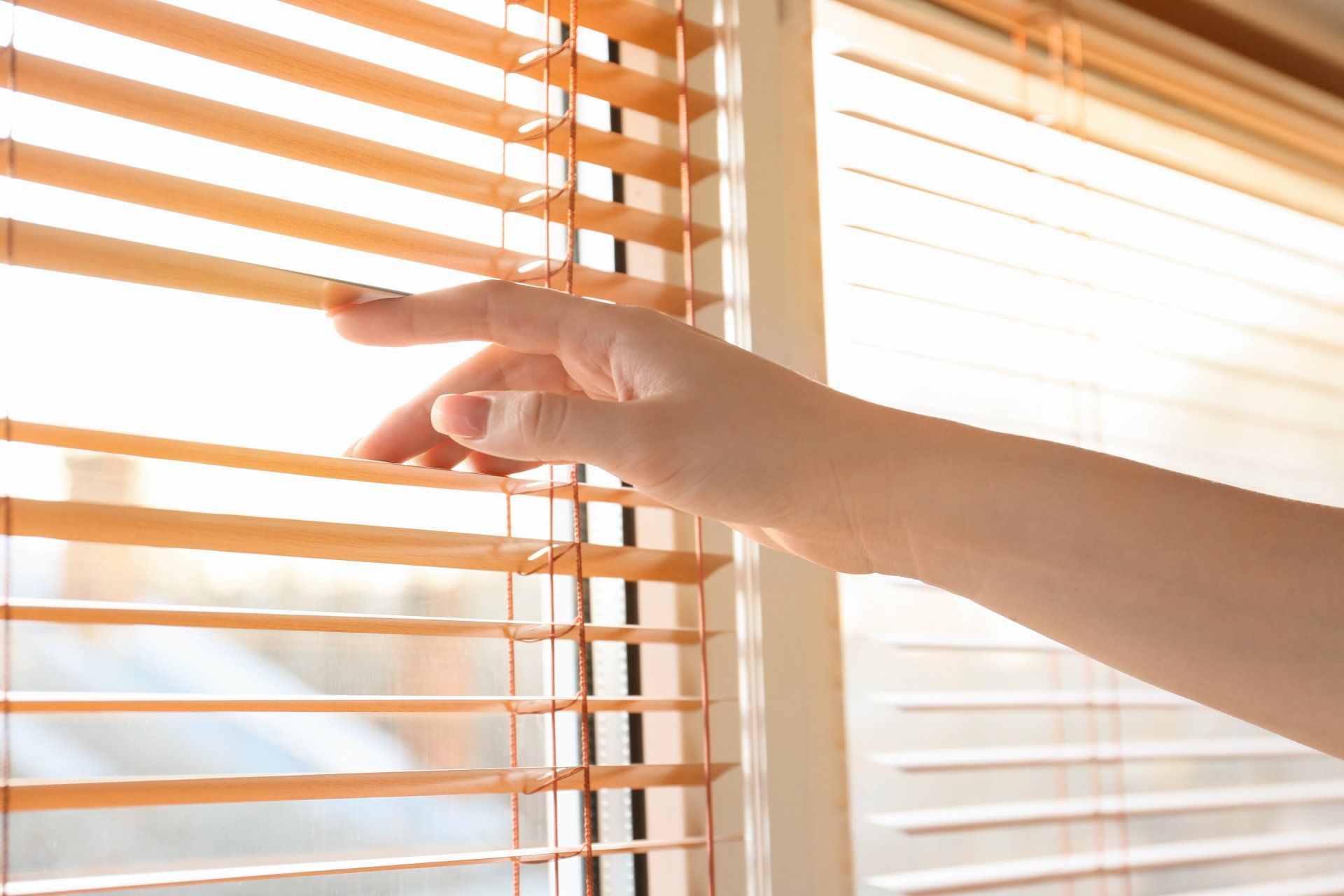 Stores intérieurs de maison