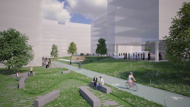 projet 3D - implantation d'immeuble