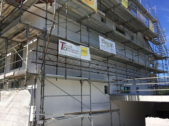 Extérieur d'immeuble réalisée par T&DI - Chantier 