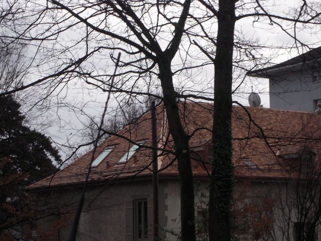 Vue de la maison en transformation