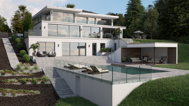 Construction d'une villa à Corsier