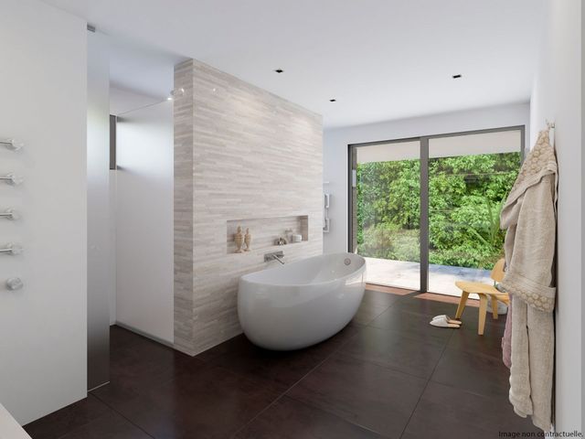 Salle de bain moderne – projet de construction de villas