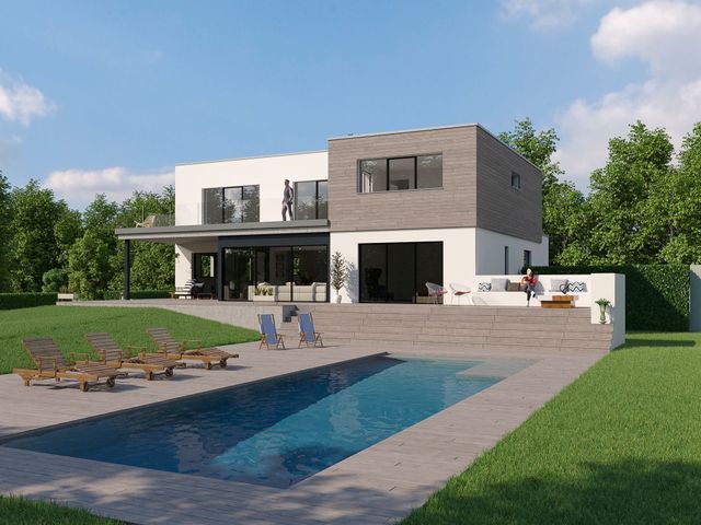 Villa avec piscine réalisée