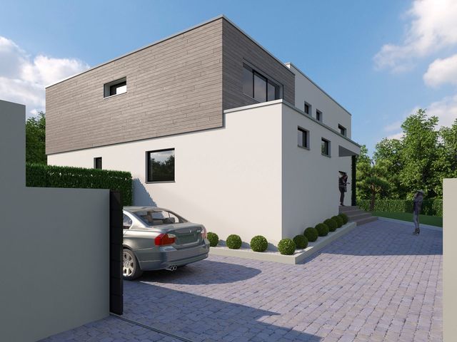 Construction réalisée d'une villa jumelée