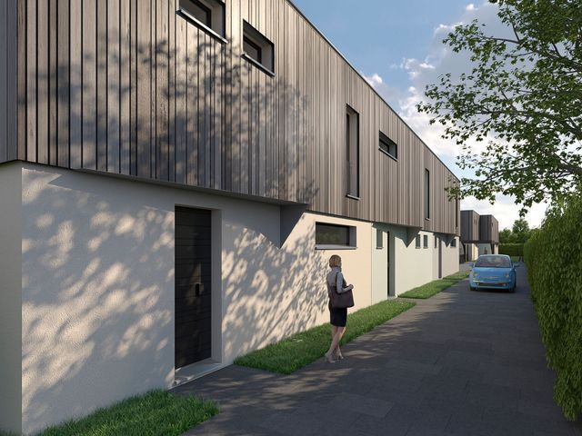 façade villa construite à Thonex