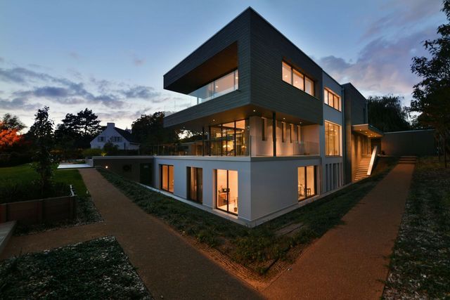 Villa cubique et moderne réalisées par T&DI