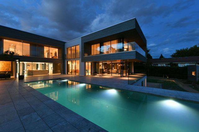 Villa avec piscine réalisée par T&DI