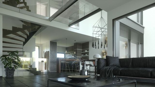 Intérieur - projet villa jumelée