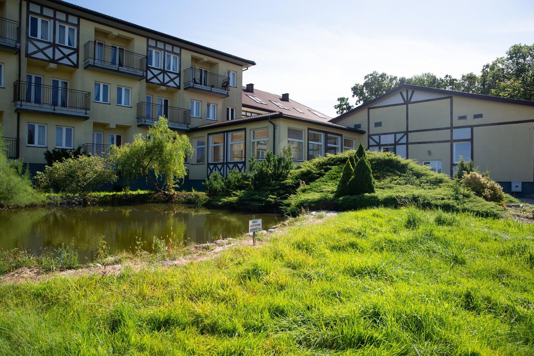 Außenbereich Seniorenresidenz in Polen