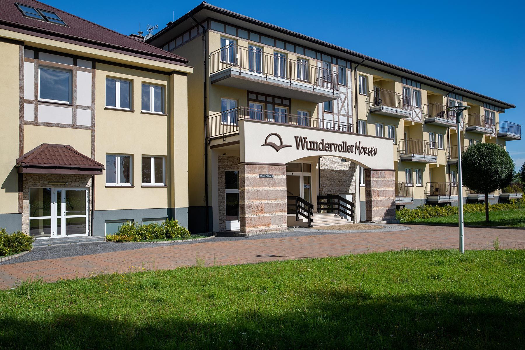 Außenbereich Seniorenresidenz in Polen