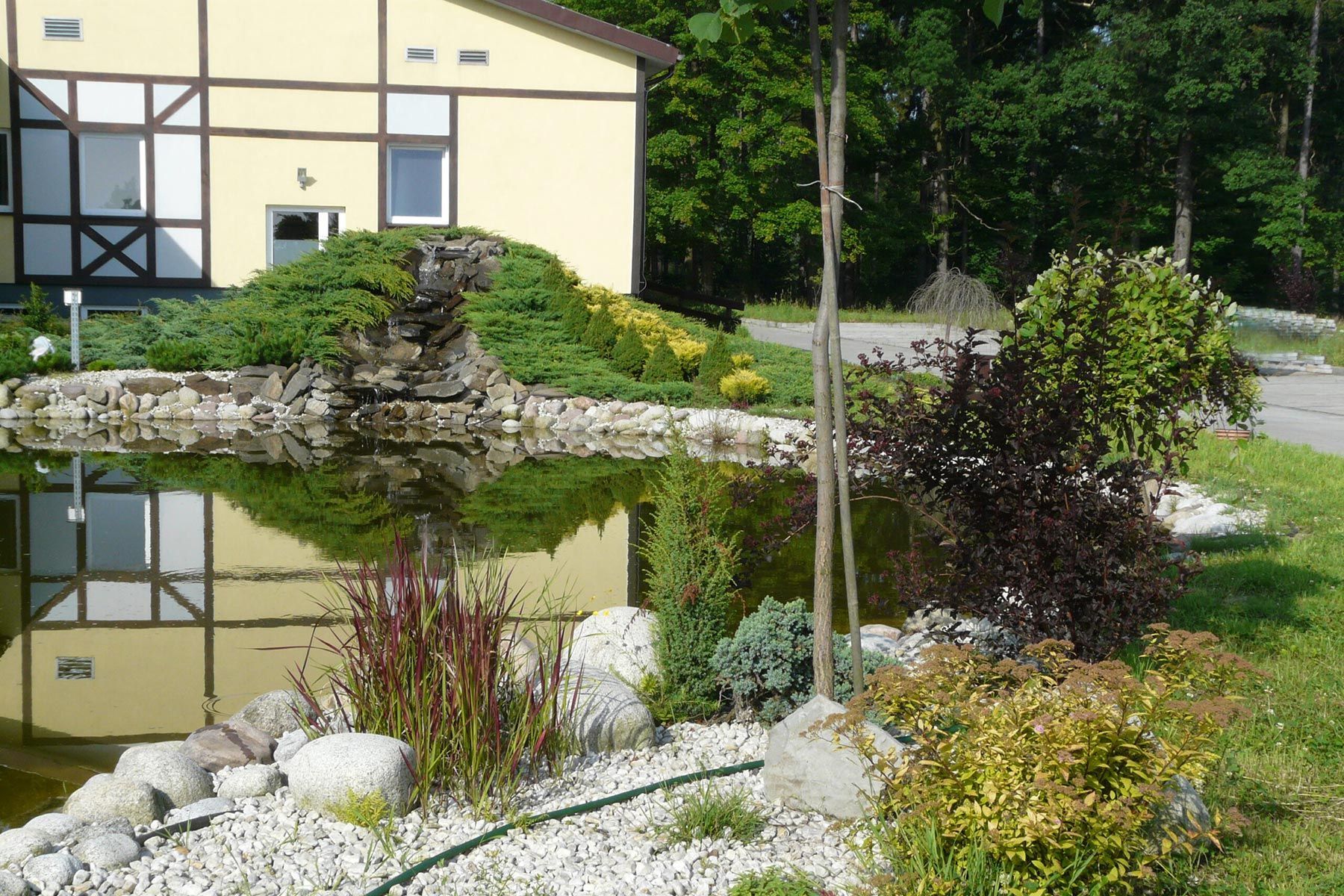 Außenbereich Seniorenresidenz in Polen