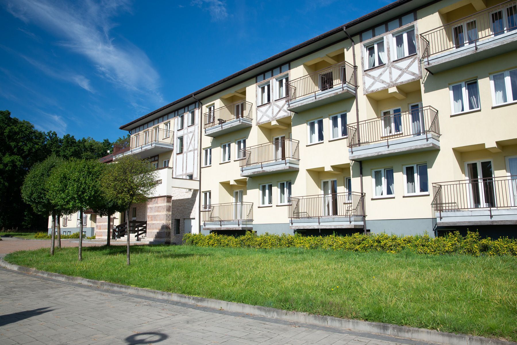 Außenbereich Seniorenresidenz in Polen