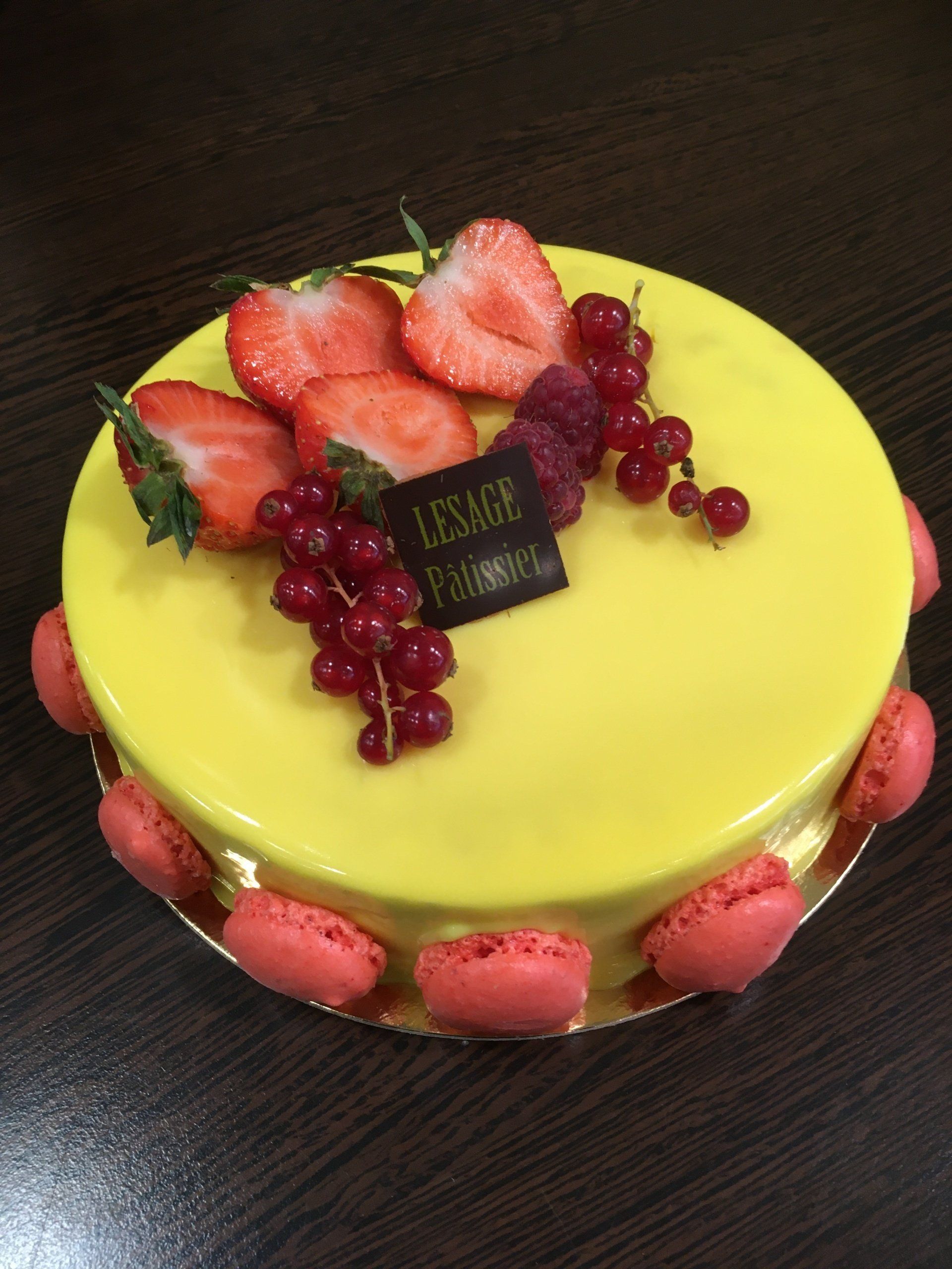 gâteau glaçage citron