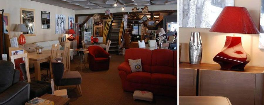 Exposition de plusieurs type de mobiliers pour salon et salle à manger.