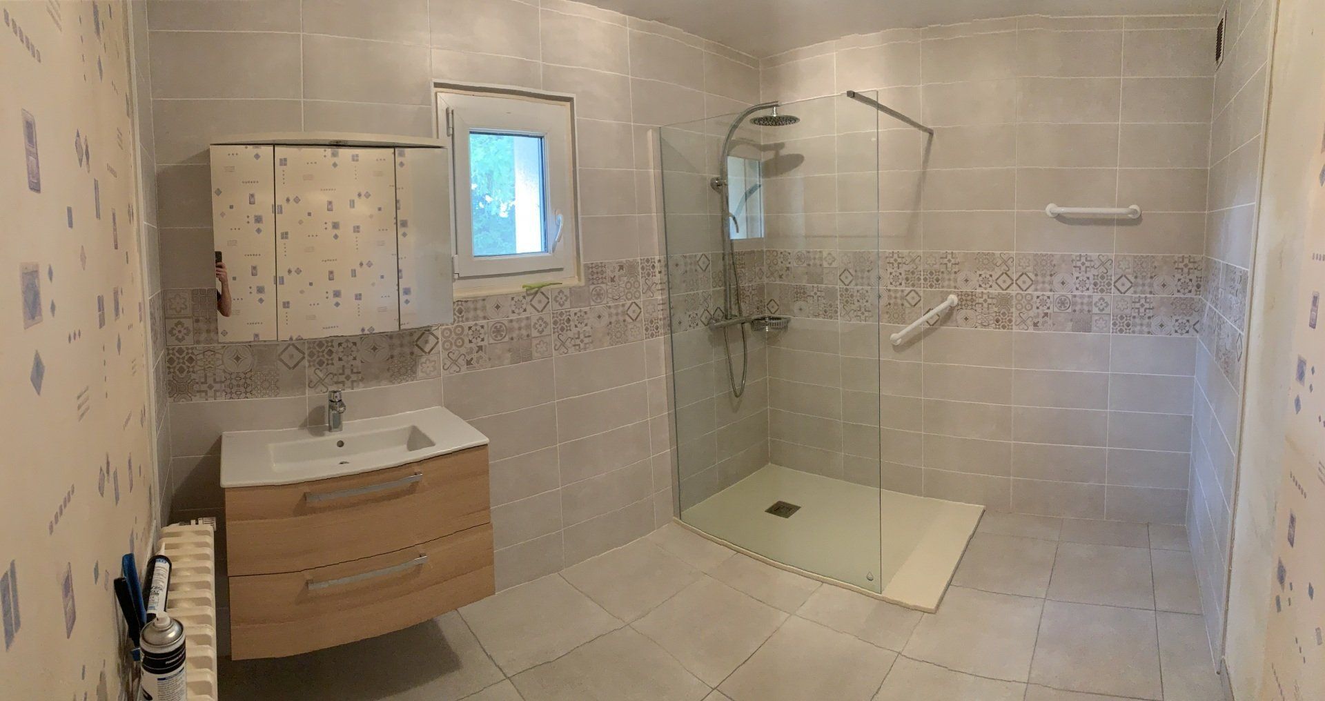 Douche à l'italienne