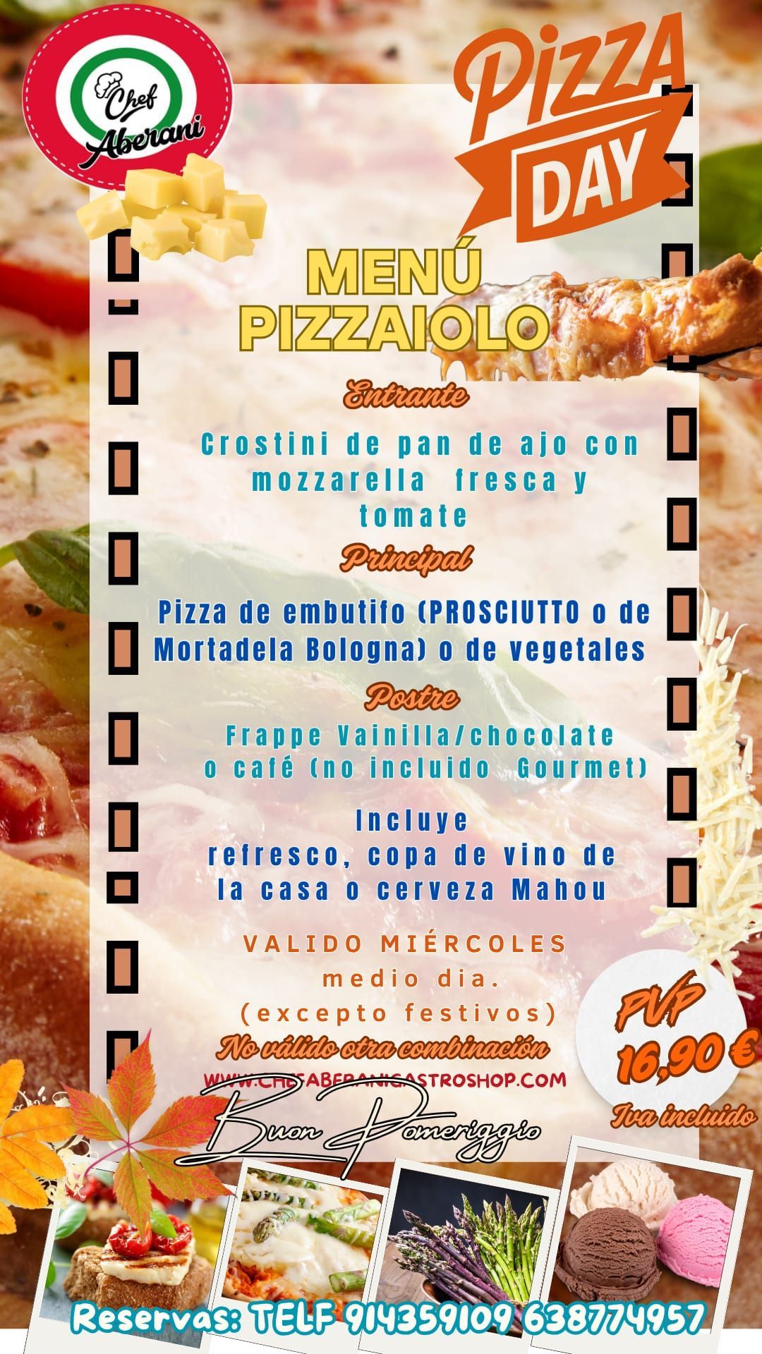 Un menú para un restaurante llamado menú ejecutivo