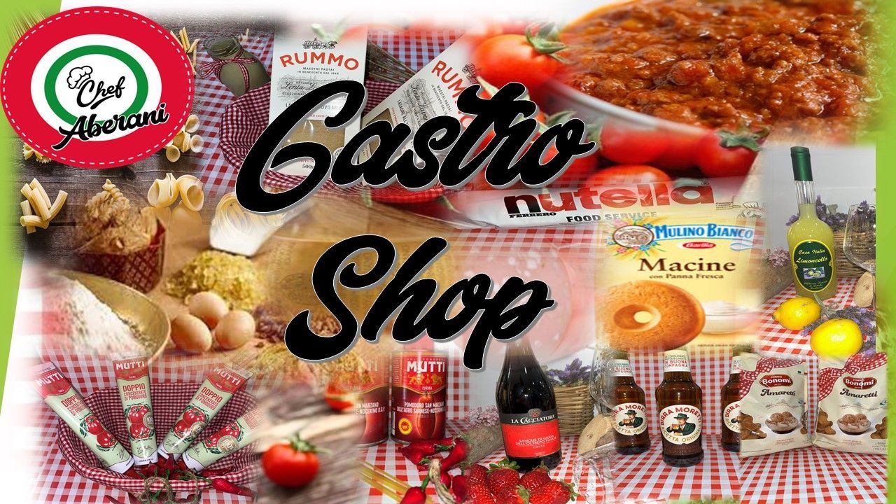 Un collage de artículos de comida con las palabras