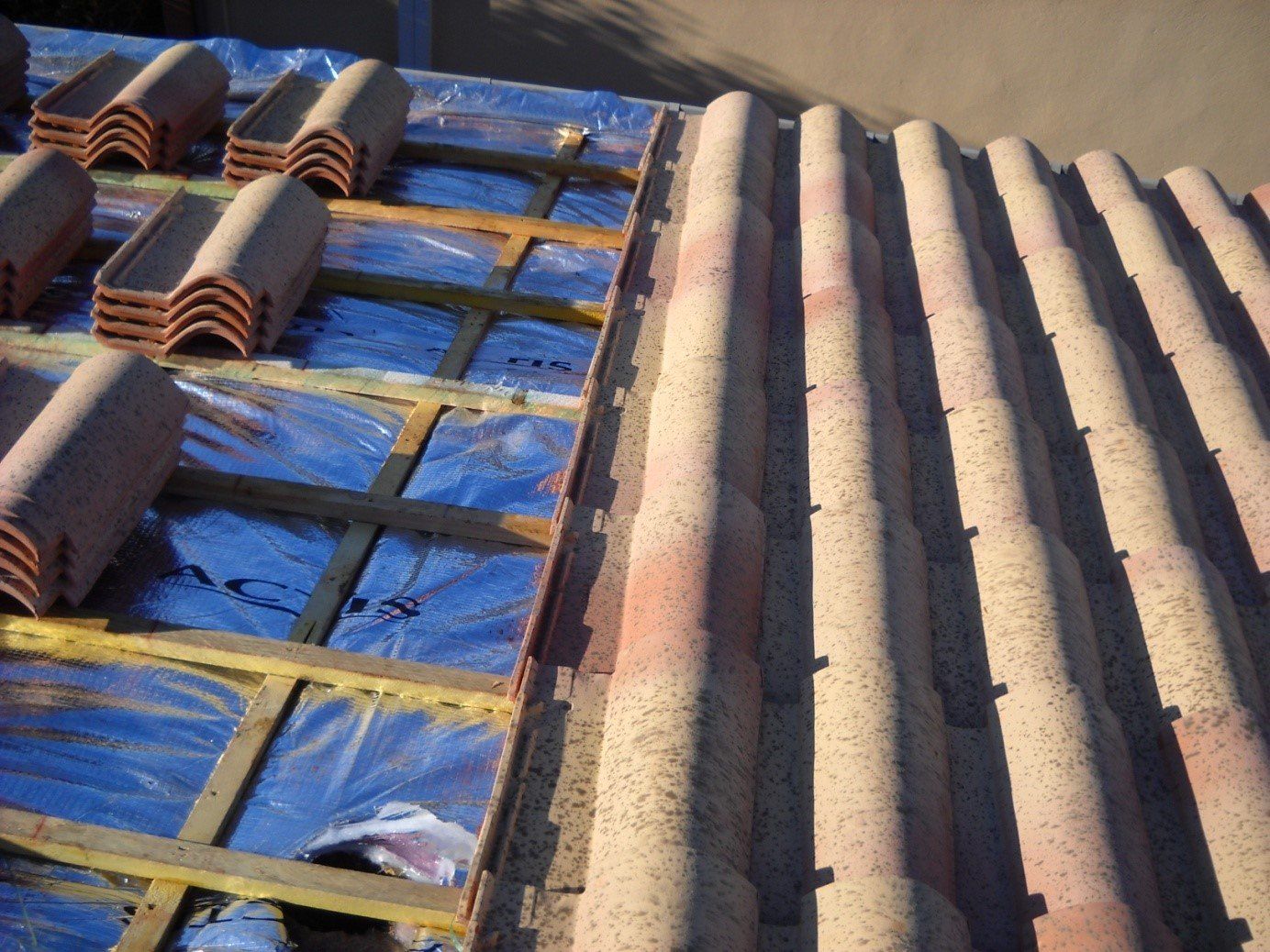 Création couverture de toit