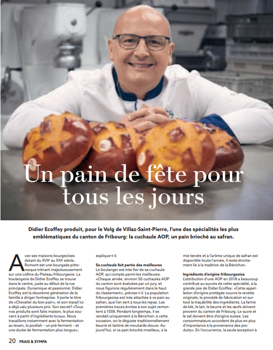 Boulangerie Didier Ecoffey|Romont FR