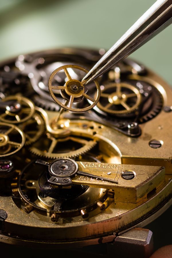 Le mécanisme d'une montre