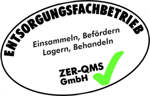 Logo of a waste disposal company. Text reads: