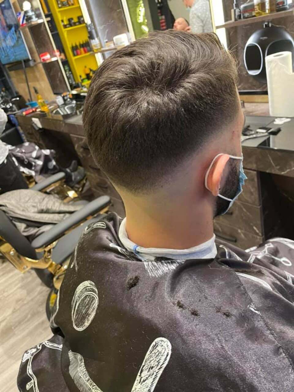 coiffure dégradé pour homme long