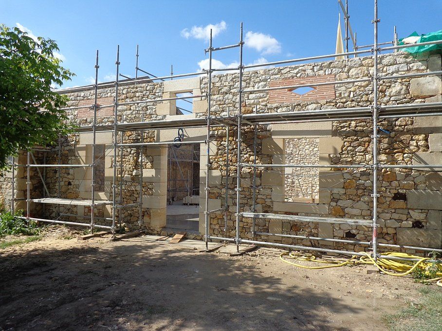 Restauration bâtiment en pierre après sinistre par SAS Ianotto
