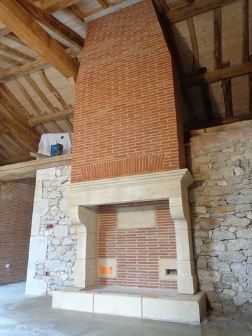 Restauration de cheminée gothique près de Landiras