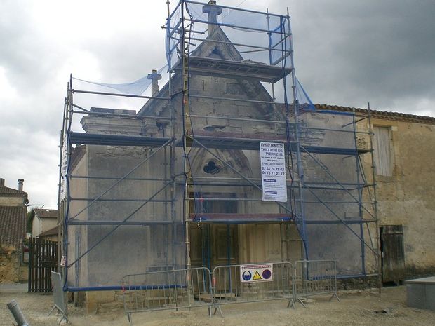Restauration de la chapelle du cimetière de Bazas en Gironde