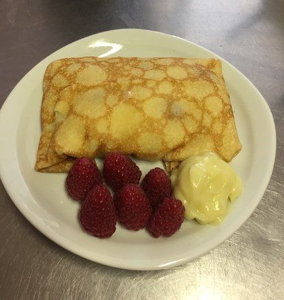 Crèpe fruit glace