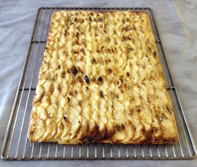 Plaque tarte aux pommes