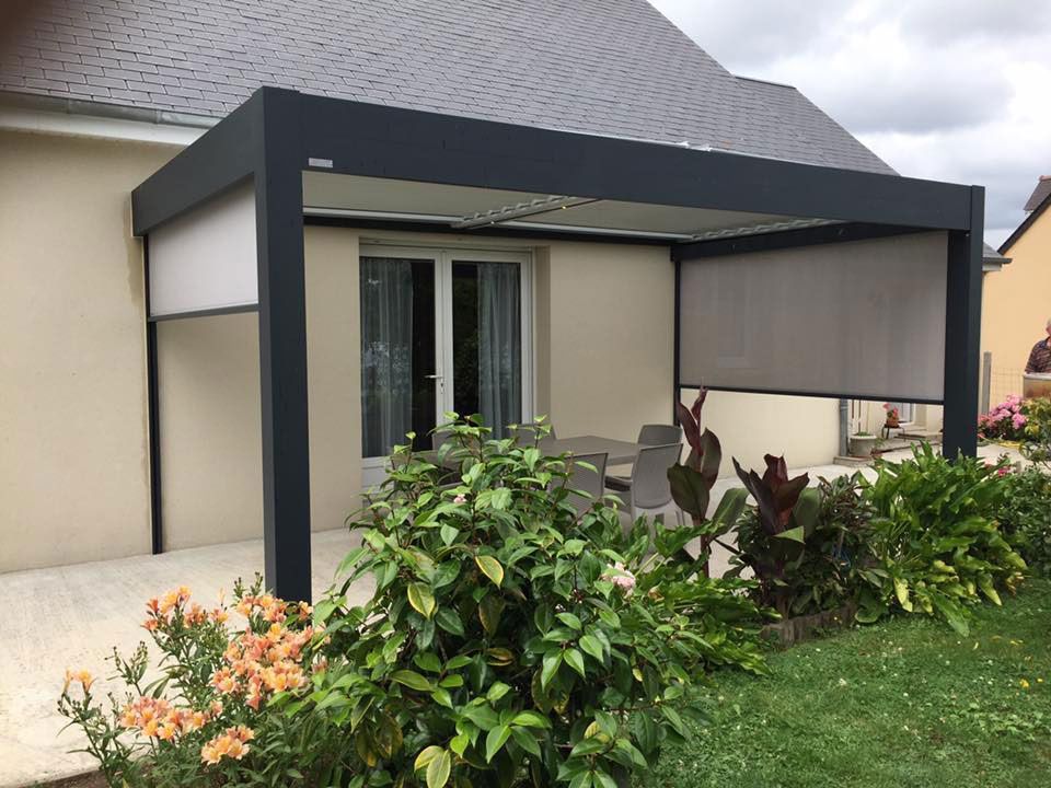 Pergola sur une terrasse