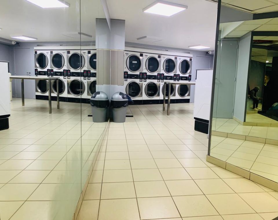 Wassalon met veel ruimte