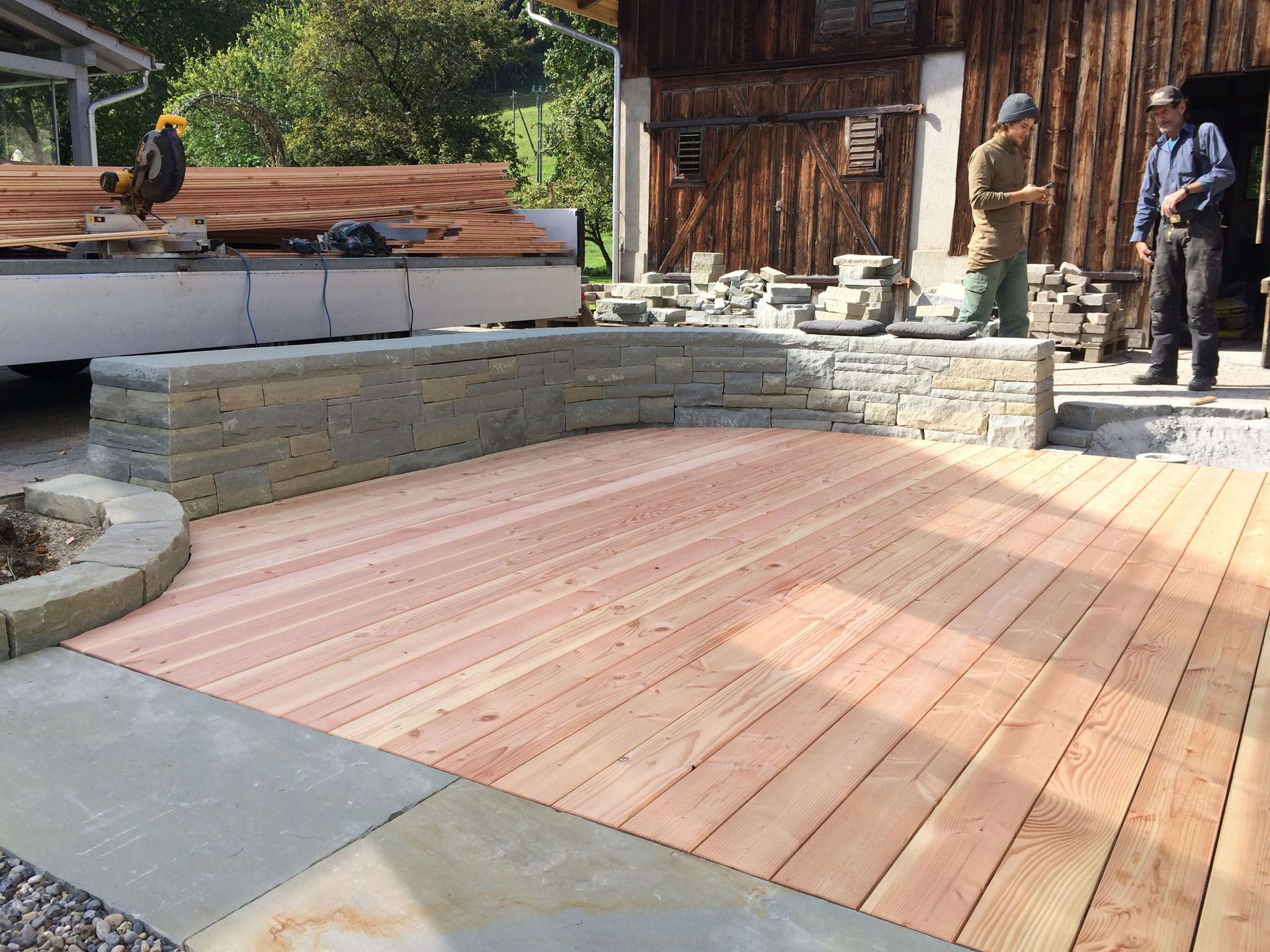 Natursteinmauern - Steinmetz - Naturstein Spezialist - Thomas Gärten GmbH - Wald - Zürich 15