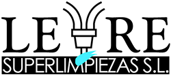 Un logotipo para una empresa llamada Le Re Super Limpiezas SL