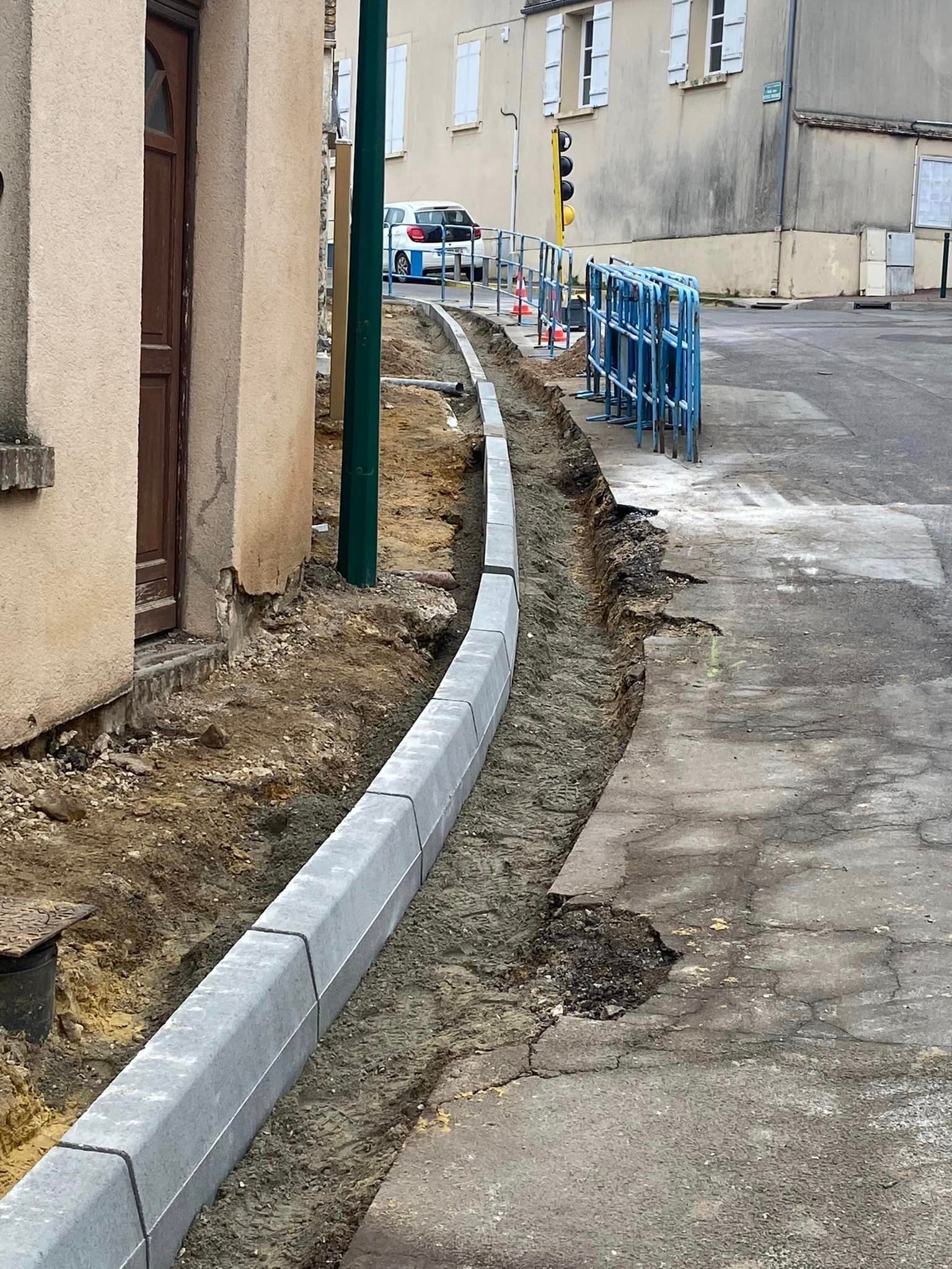 Création de trottoir