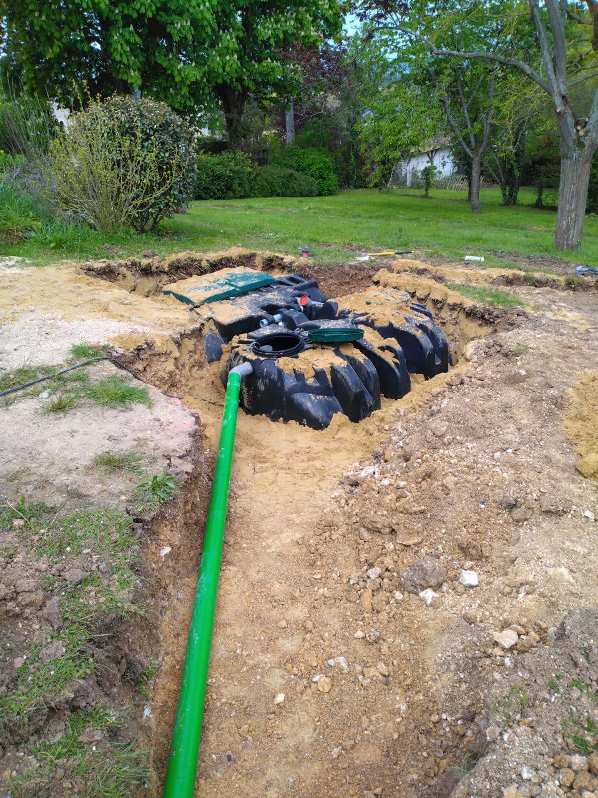 Installation d'un assainissement