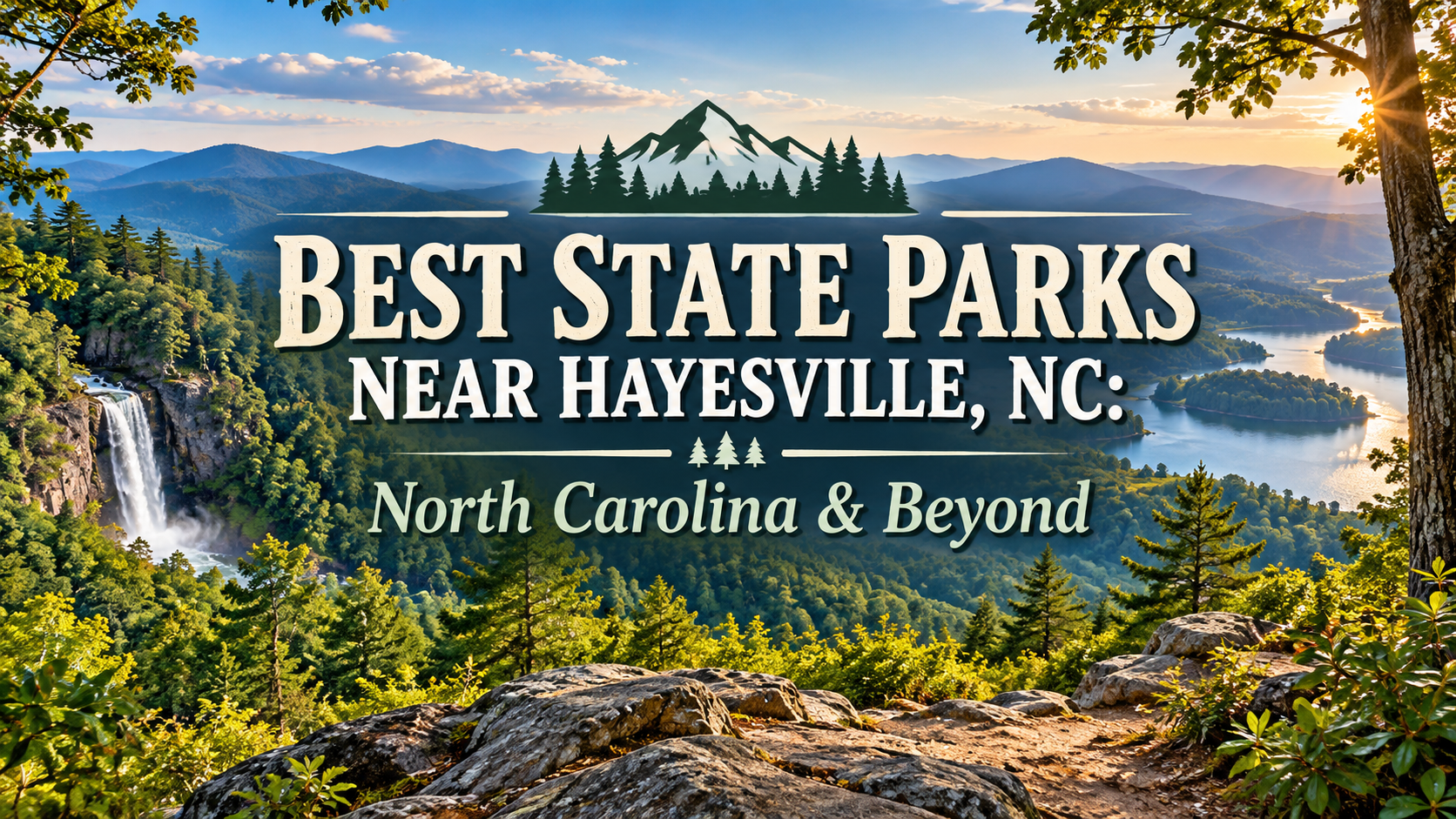 Best State Parks near Hayesville, NC: North Carolina & Beyond over scenic mountains and waterfall