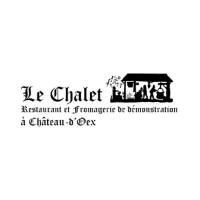 Logo du restaurant et fromagerie « Le Chalet » à Château-d'Œx, en Suisse ; il représente un chalet.