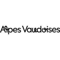Logo « Alpes Vaudoises » en caractères noirs stylisés.