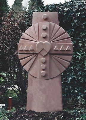 grabstein sandstein- steinbildhauerin - afra fehr - ottikon b. kemptthal