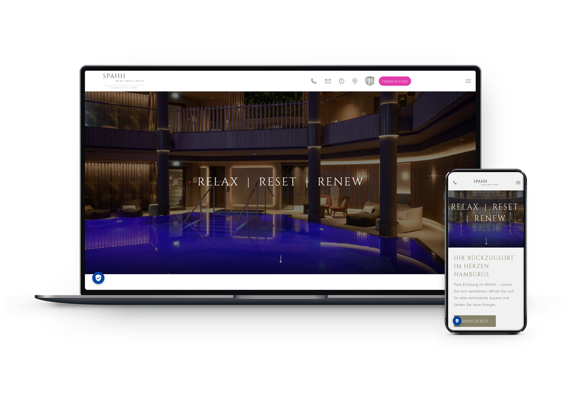 Website SPAHH by hellohotel