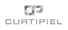 Se muestra un logotipo de Curtipiel sobre un fondo blanco.