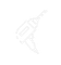 Un dibujo de línea blanca de un taladro sobre un fondo blanco.