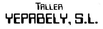 Logotipo de Taller Yepabely SL sobre fondo blanco