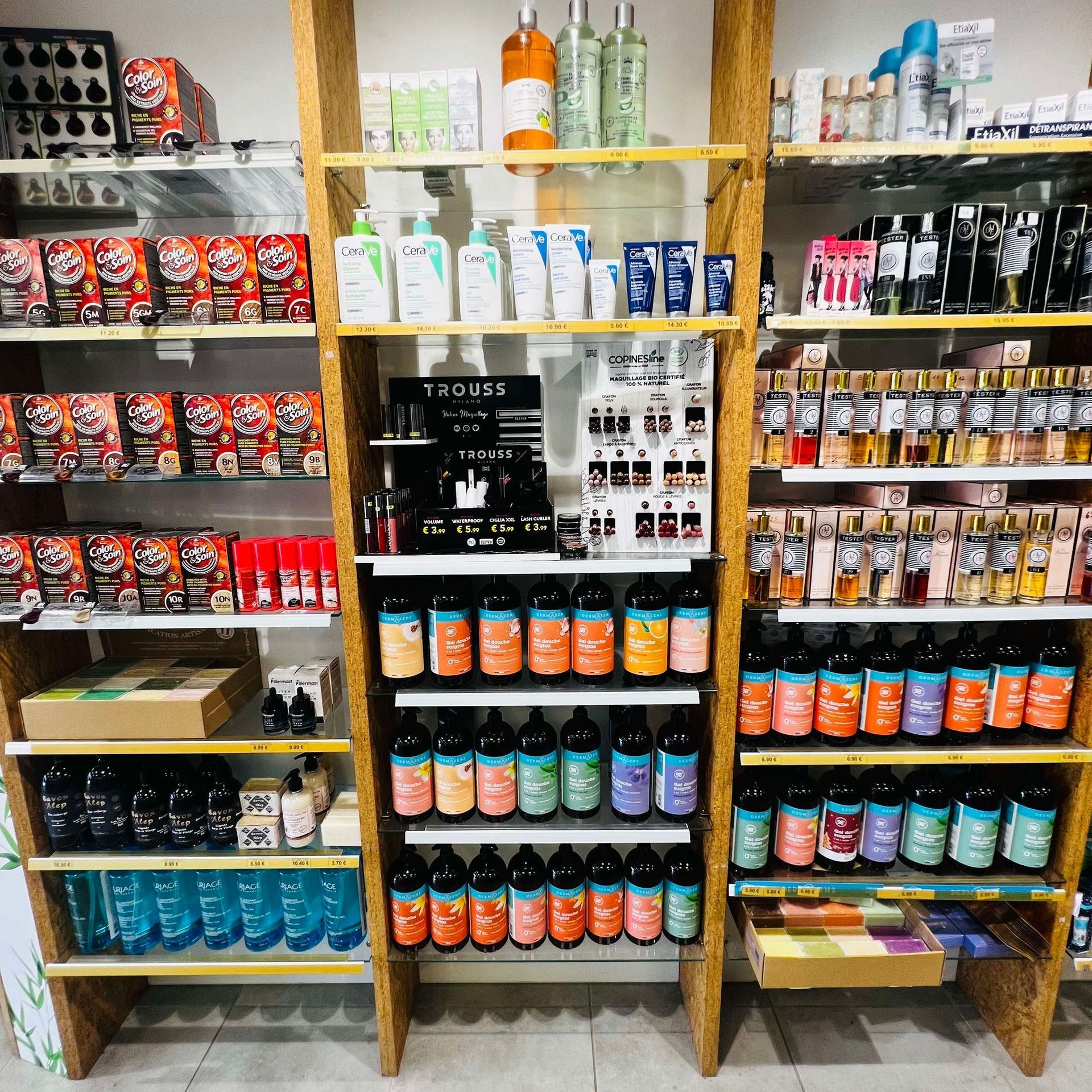 Photo de produits cosmétiques
