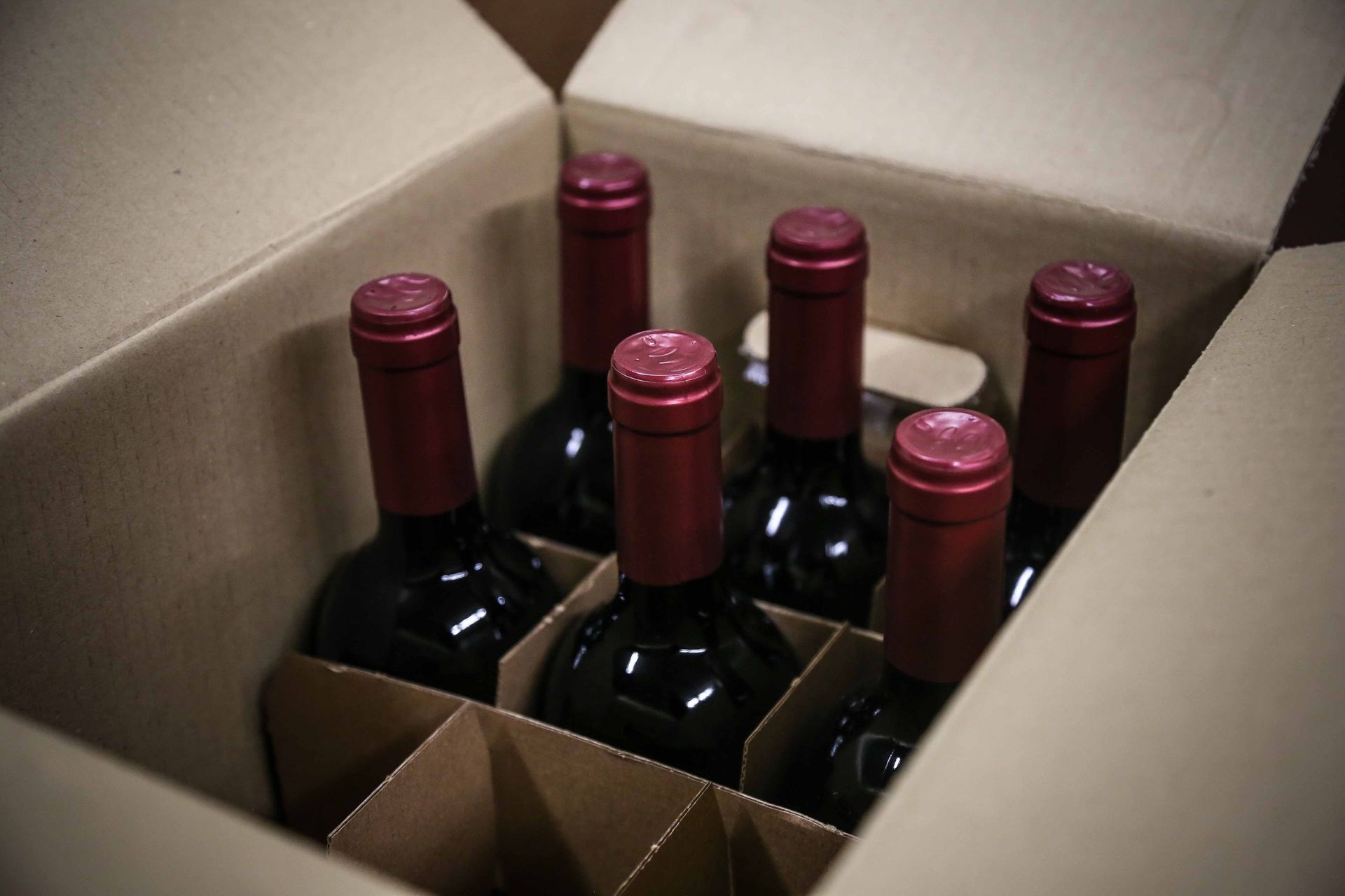 Vin rouge - bouteilles - cave des Bernunes - Sierre - Valais