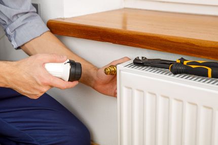 Une installation de chauffage.