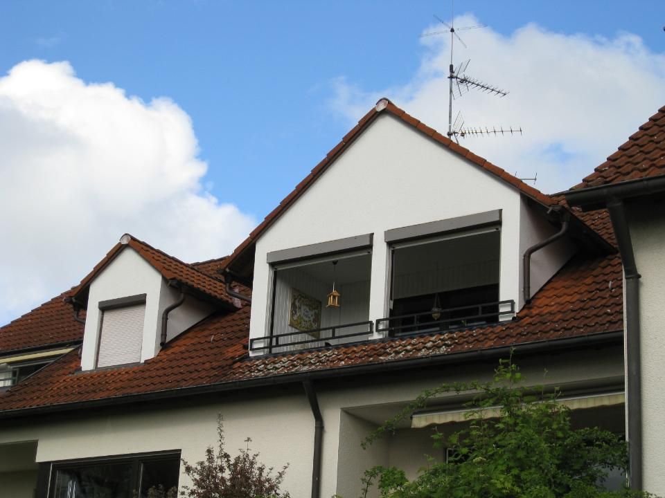 Malerbetrieb Blum GmbH & Co. KG, ausgebautes Dachgeschoß Außenansicht